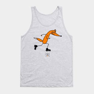 Smart skater fox Tank Top